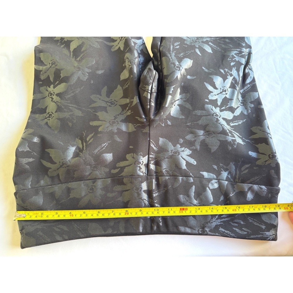 Soft Surroundings Perfect Ponte Floral Pull-On Pants Size Petite XL Black Floral - Picture 5 of 10